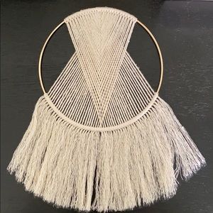 Handmade Macrame Hoop